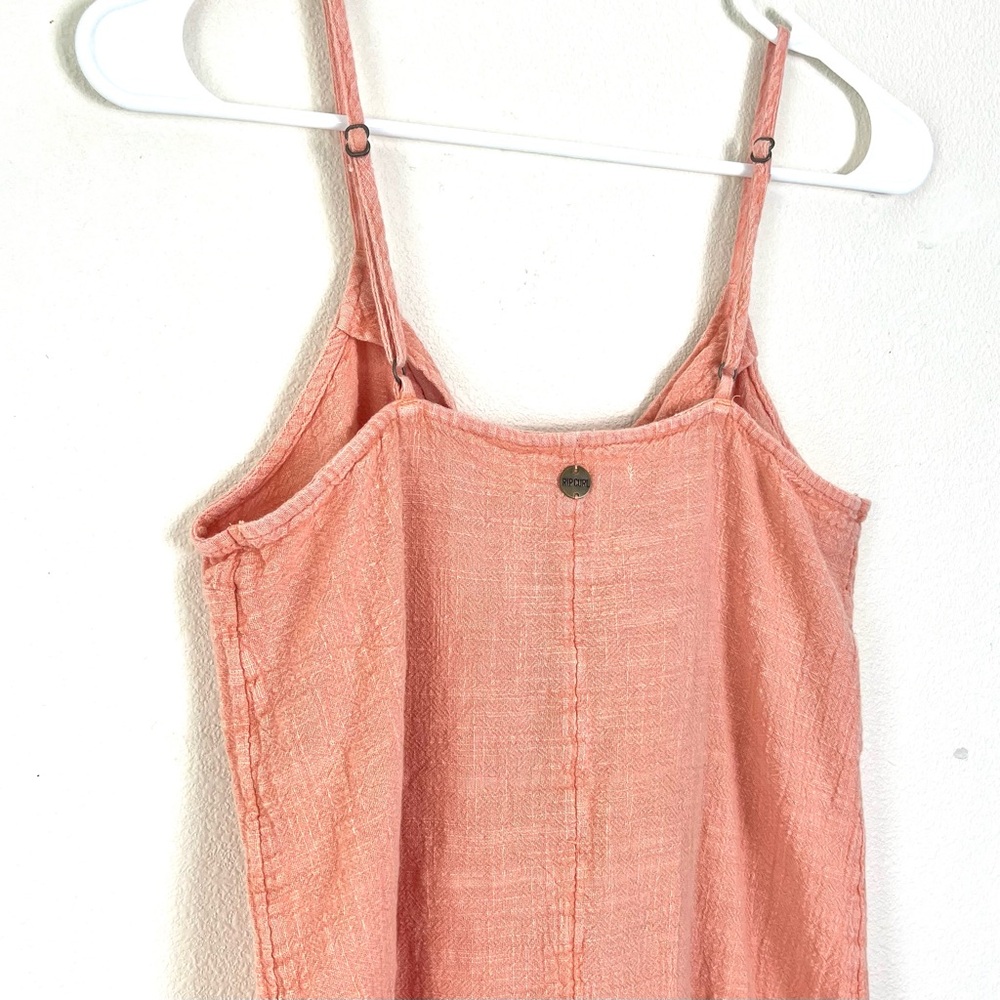 Rip Curl “Classic Surf Dress” coral spaghetti strap mini dress size small - Picture 7 of 8